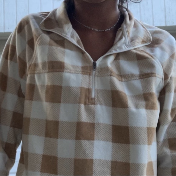 Checkered quarter-zip - Picture 3 of 3